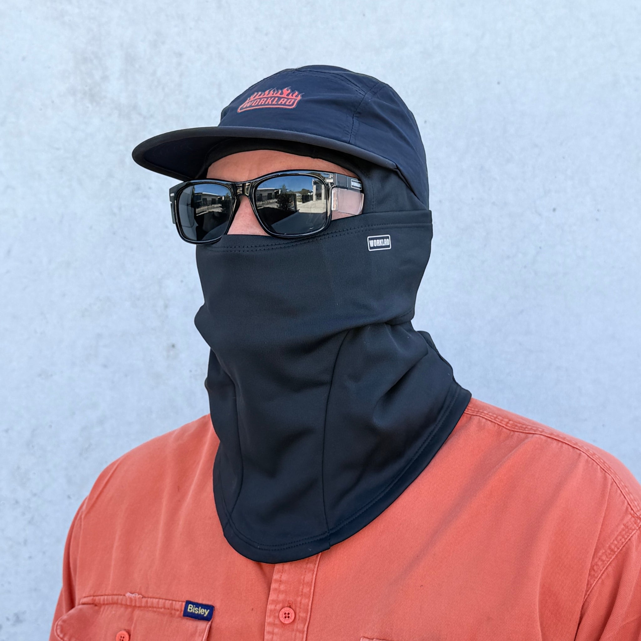 Winter balaclava in black - WarmDu by WORKLAD