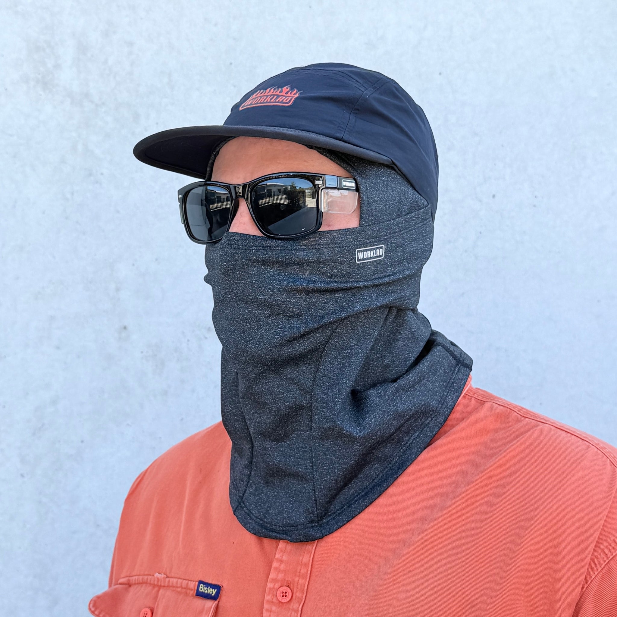 Winter balaclava in dark charcoal grey - WarmDu by WORKLAD